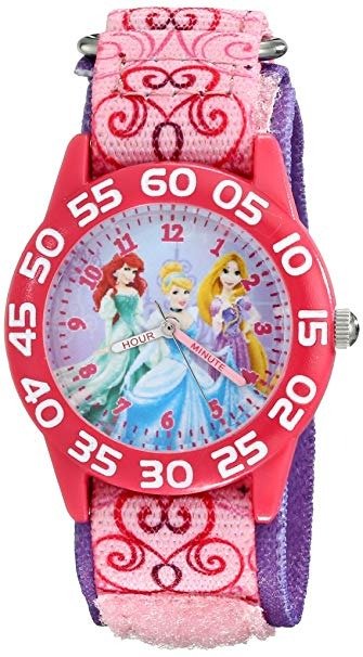Princess Girls' Pink Plastic Time Teacher Watch