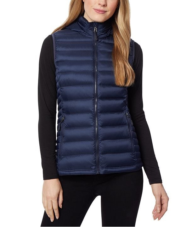 Packable Hooded Down Puffer Vest, Created for Macy's