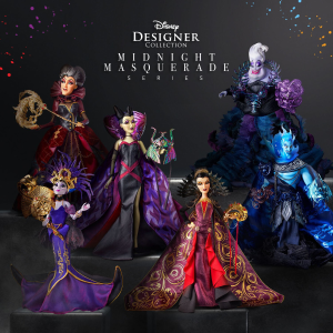 shopDisney Midnight Masquerade Collection: Six Limited-edition Dolls, Pins and Masks