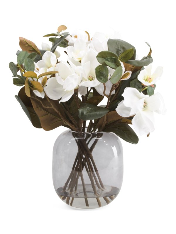 20in Magnolias In Vase