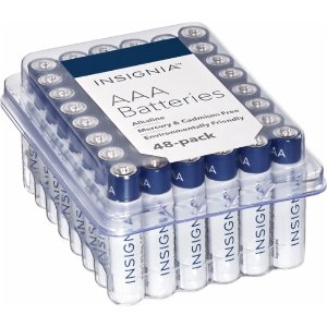 Insignia AA AAA Batteries (48-Pack)