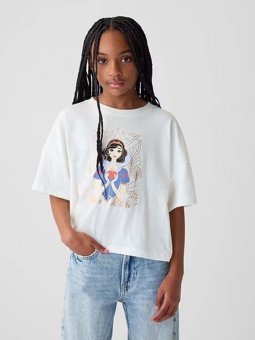 Disney 白雪公主图案 儿童、大童T恤