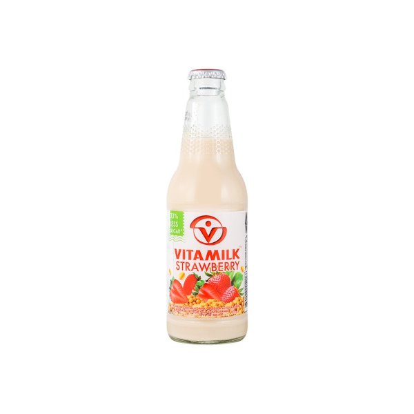 Vitamilk Strawberry Soy Milk 300ml