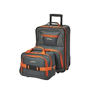 Rockland Fashion Softside Upright Luggage Sets