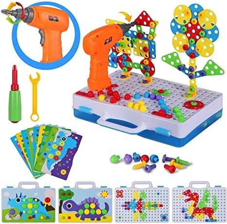 SUPSTEM 儿童STEM益智拼搭玩具，224个零件