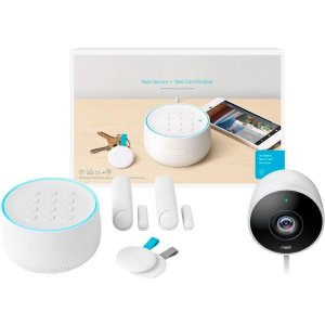 Google Nest Secure Alarm System with Nest Cam Outdoor White