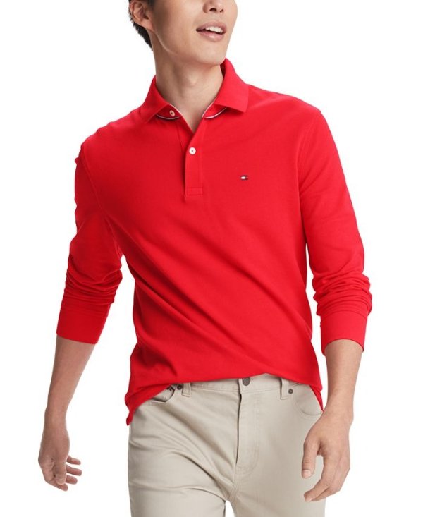 Men's Kent Long Sleeve Polo Shirt