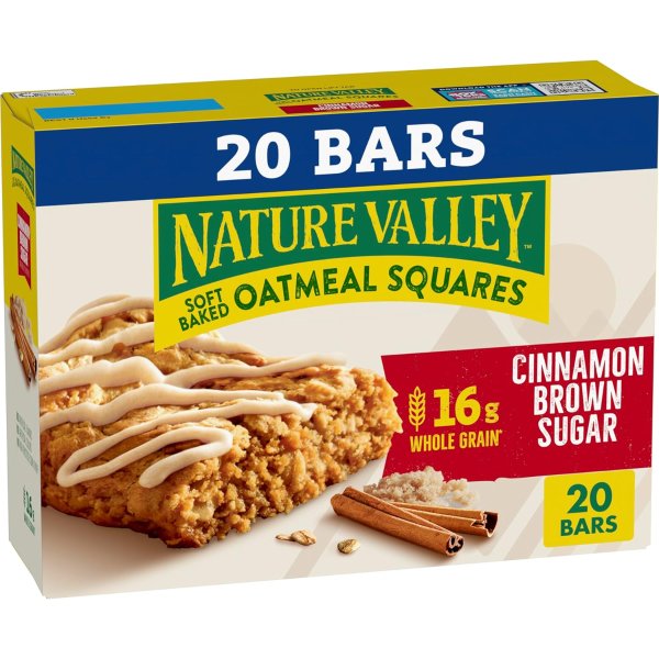 Nature Valley 软烤燕麦片肉桂红糖口味 20条