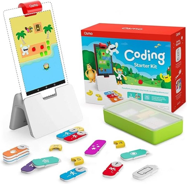- Coding Starter Kit for Fire Tablet - 3 Hands-on Learning Games - Ages 5-10+ - Learn to Code, Coding Basics & Coding Puzzles Fire Tablet Base Included