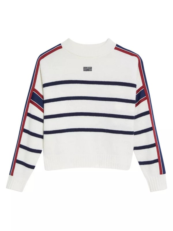- Saylor Striped Wool Sweater