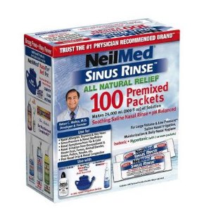 NeilMed's Sinus Rinse Pre-Mixed Packets, 100-Count Boxes