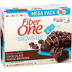 Fiber One 90 Calorie Brownies Mega Pack (Chocolate Fudge)