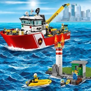 Lego 乐高城市系列 60109 消防船