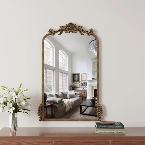 Schwager Metal Arch Wall Mirror