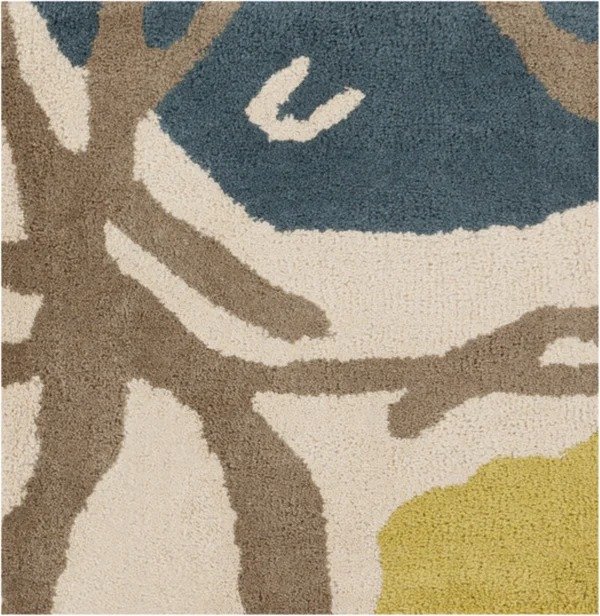 抽象图案百分百羊毛手工地毯