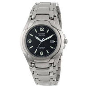 Citizen Men's BM6060-57F "Eco-Drive" 180 WR100 Titanium Bracelet Watch