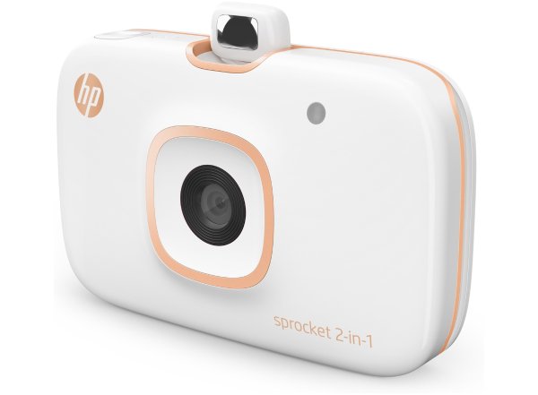 Sprocket 2-in-1 Portable Photo Printer & Instant Camera Bundle with 8GB MicroSD Card and Zink Photo Paper