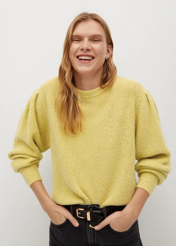 Puffed sleeves sweater - Women | OUTLET USA
