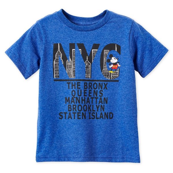 Mickey Mouse New York Boroughs T-Shirt for Boys | shopDisney
