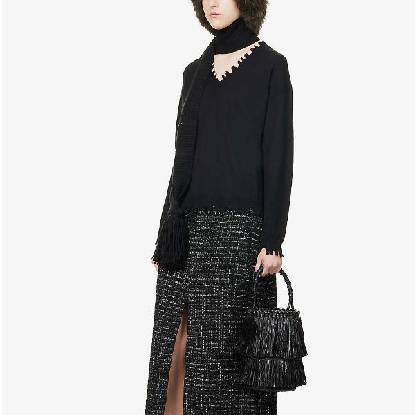 V-neck cashmere jumper