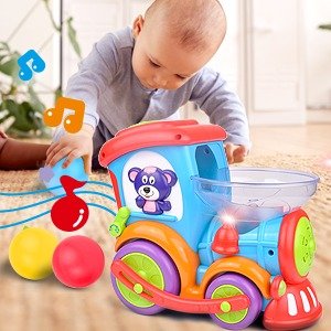 Kidpal Ball Popping Musical Toy Train for Kids