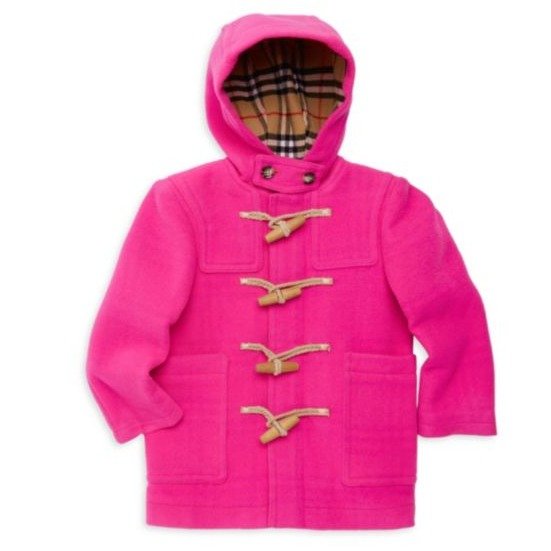 Burberry - Little Girl's & Girl's Burford Wool Duffle Coat