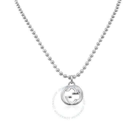 Interlocking G Necklace In Silver