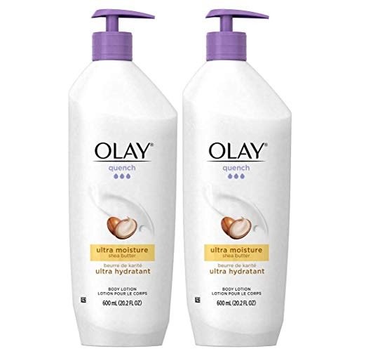 Quench Body Lotion Ultra Moisture with Shea Butter and Vitamins E and B3, 20.2 oz (Pack of 2)