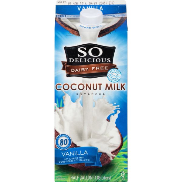So Delicious Vanilla Coconut Milk, 0.5 gal