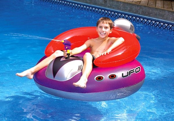 UFO Squirter Pool Inflatable Lounge Float