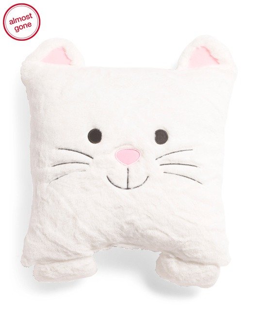 15x15 Plush Cat Pillow