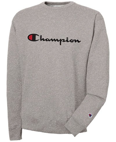 Champion Men's Powerblend Script Logo Sweatshirt