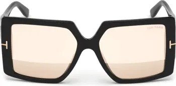 Quinn 57mm Square Sunglasses