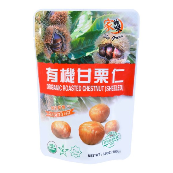BIG GREEN Organic Roasted Chestnut 100g
