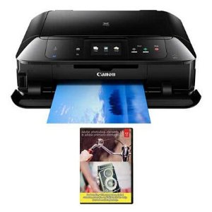Canon PIXMA MG7520 Wireless Color All-in-One Inkjet Printer - Black + Adobe PEPE 12