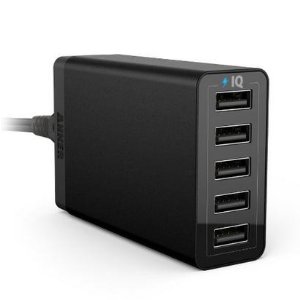 50W 5-Port High Speed Desktop USB Charger with Smart Port Technology