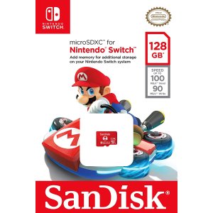 SanDisk 128GB 蘑菇队长主题 microSDXC 存储卡