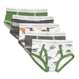 Happy Herbivores & Lions Organic Cotton Toddler Boy Underwear 5 Pack