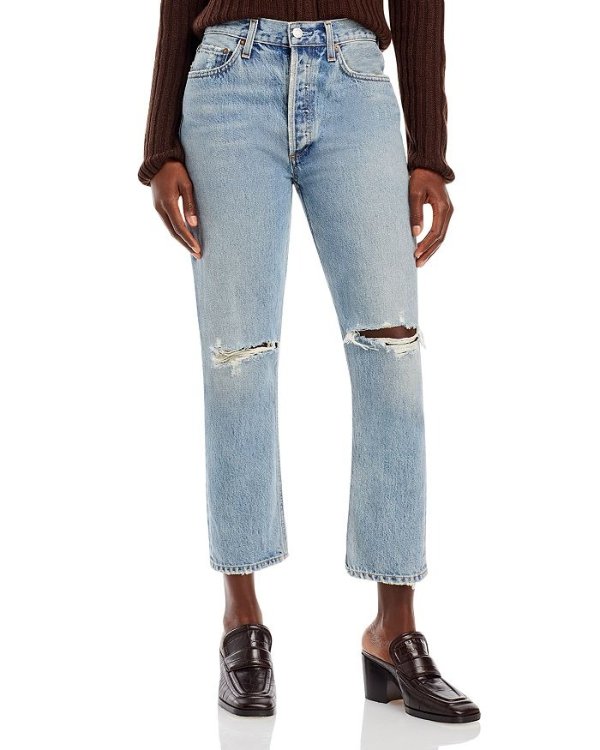 Riley High Rise Jeans in Escalate