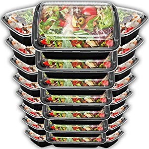Amazon.com: Meal Prep Containers 24 Pack with Lids | 28oz BPA-Free Food Storage and Portion Control by Prep Naturals: Kitchen &amp; Dining