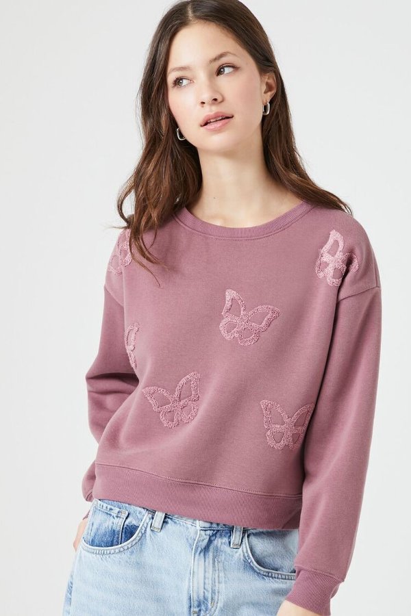 Fleece Printed Sweater