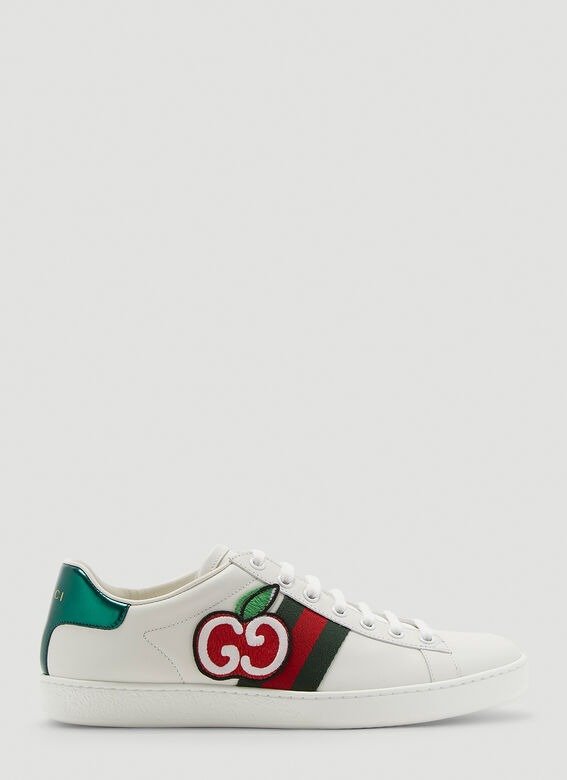 Ace GG Apple Sneakers in White