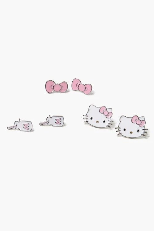 Hello Kitty Stud Earring Set