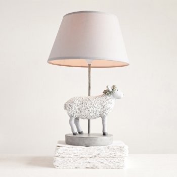 3R Studios 18.25 in. Resin Sheep Table Lamp