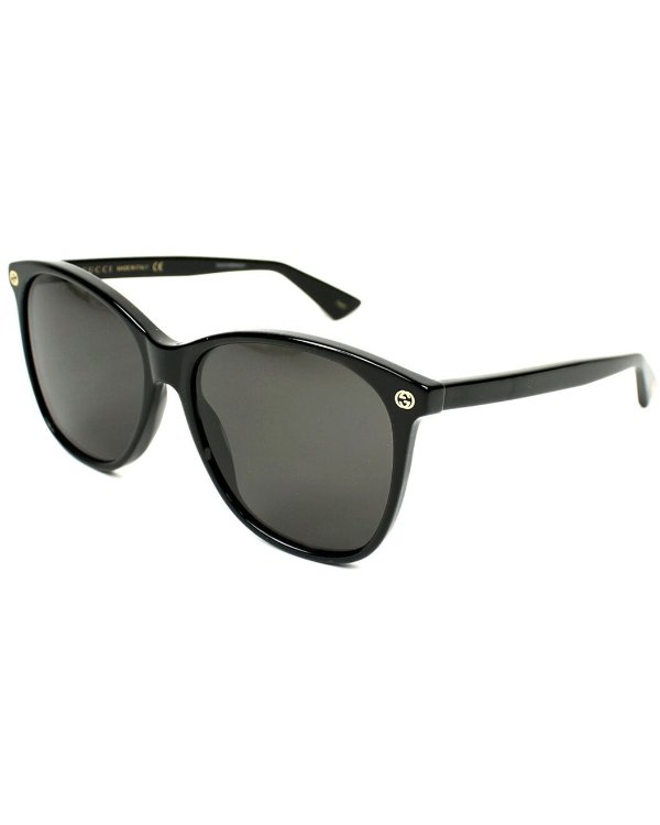 Women's GG0024S 58mm Sunglasses / Gilt