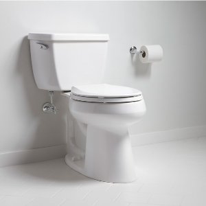 KOHLER Highline Classic White WaterSense Labeled Elongated Chair Height 2-piece Toilet