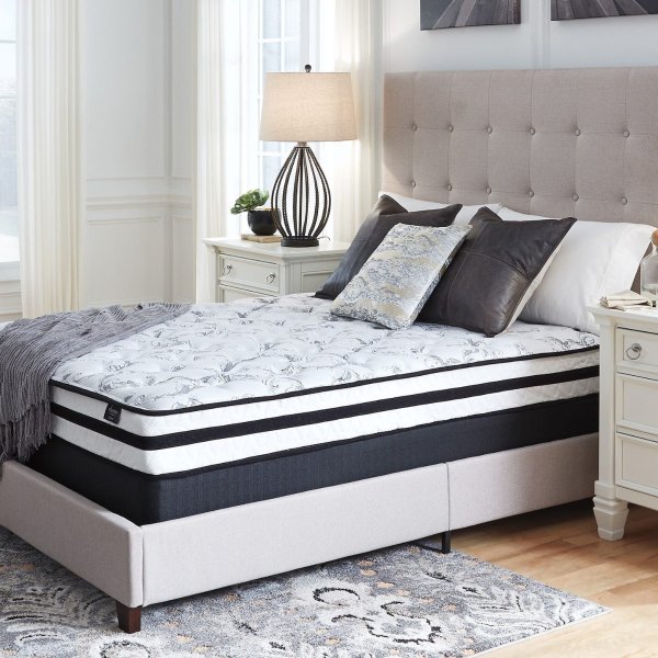 Ashley Chime 8 Inch Innerspring Firm Bed in a Box Mattress Queen