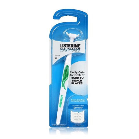Listerine Ultraclean 可替换一次性牙线棒＋8个替换头套装