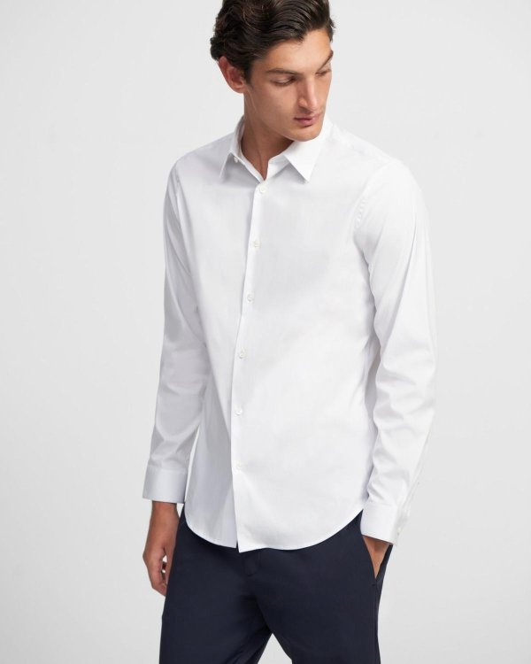 Sylvain Shirt in Pinstripe Good Cotton