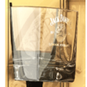 4个 Jack Daniels 1914 Gold Medal Whiskey 玻璃杯